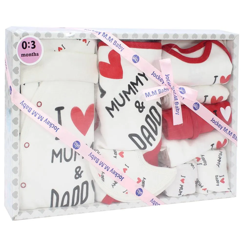 10-Piece Baby Layette Set (I Love Mommy And Daddy)