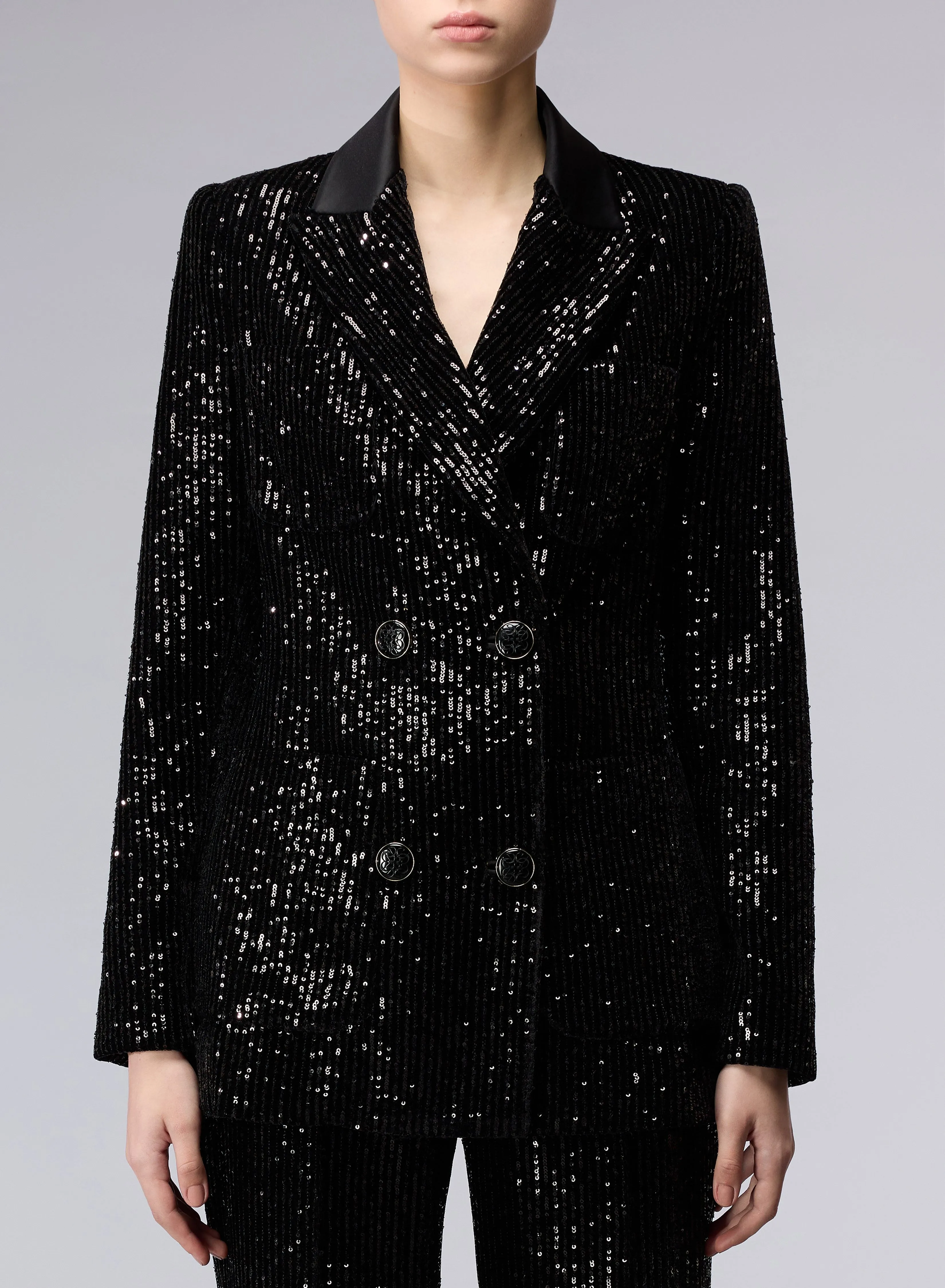 15465 Velvet and sequins jacket