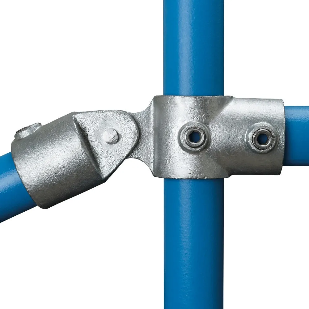 174D Short Tee With Swivel Connection Key Clamp To Suit 48.3mm Tube