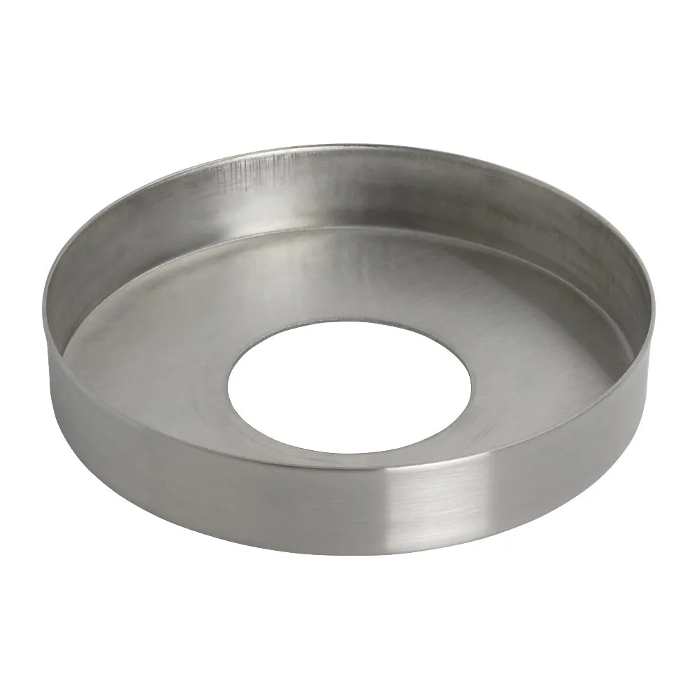 304 Base Cover Plate 105mm Diameter To Suit 42.4mm Tube