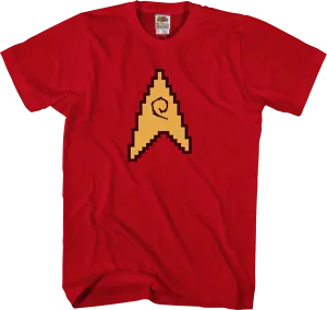 8-Bit Starfleet Logo Star Trek T-Shirt