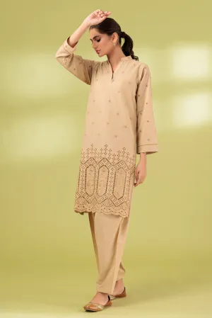 BEIGE-CAMBRIC-2 PIECE (SRS232P37)