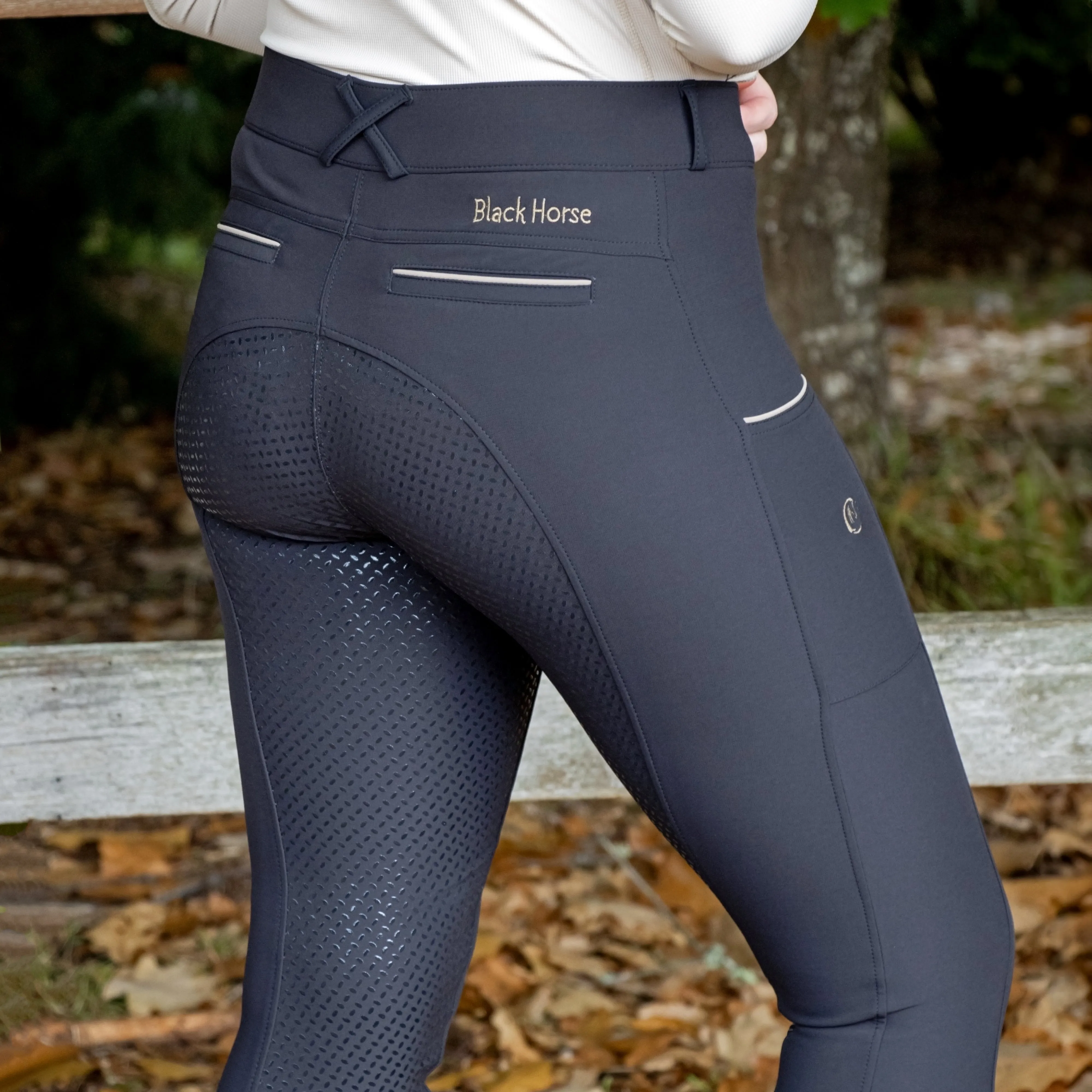 Brooke Phone Pocket Meryl Breeches - Black