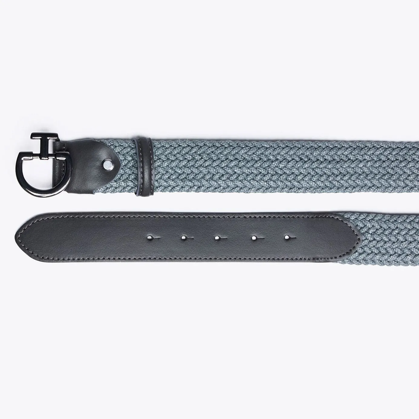 Cavalleria Toscana Men's Elastic Belt - Grey