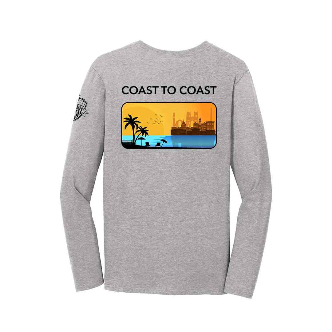 COAST TO COAST - Long Sleeve Adult Tee