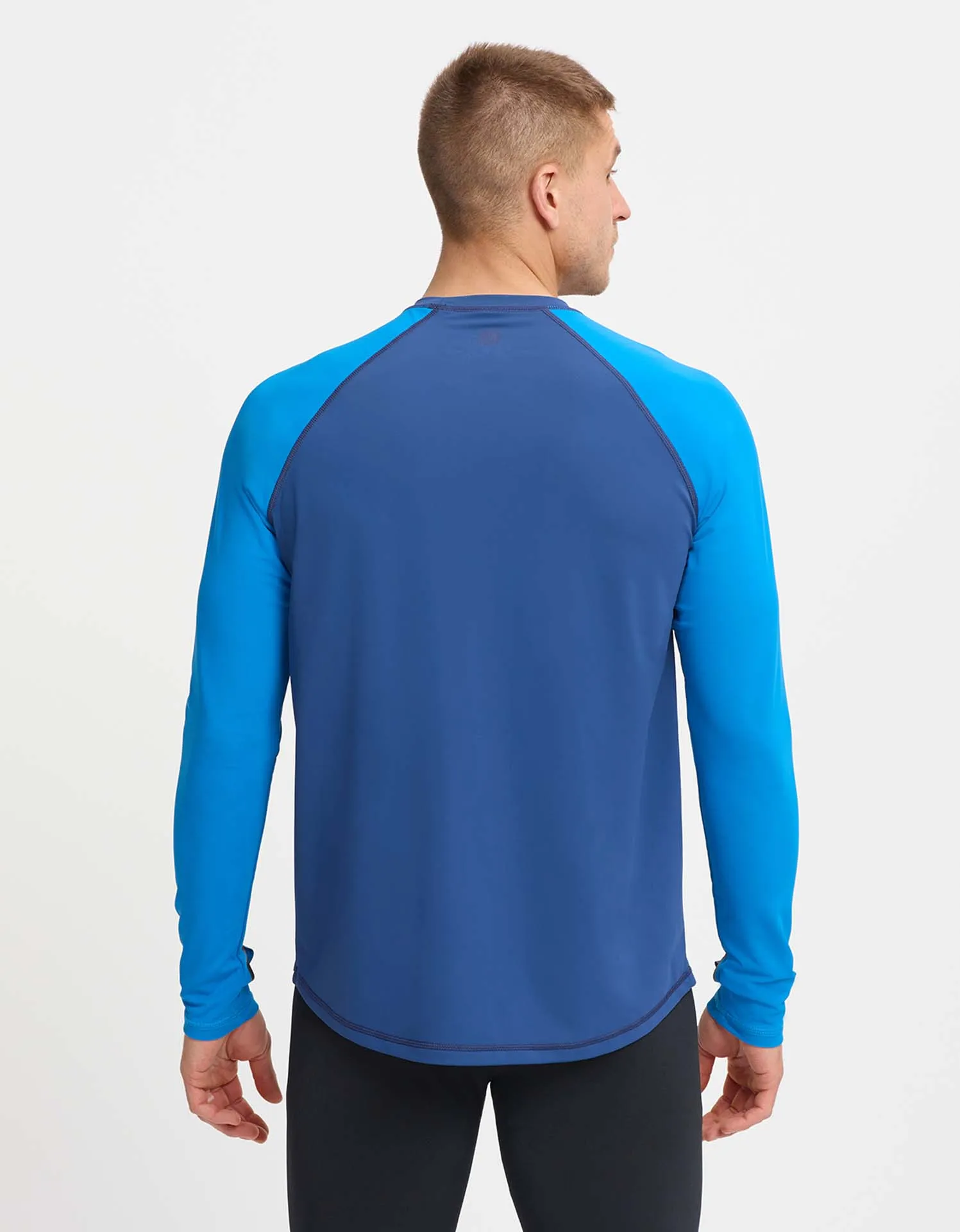 Color Block Long Sleeve Rashguard UPF 50  I Aqua Sport Collection