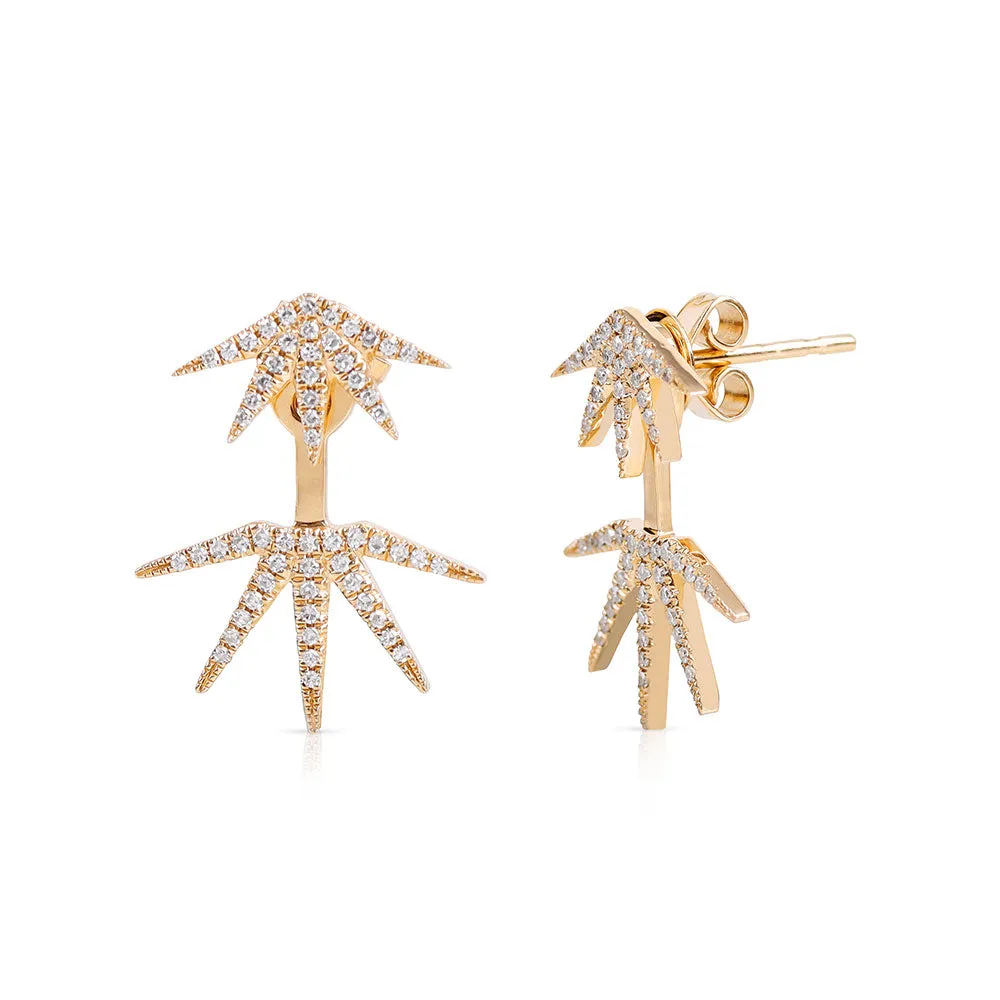 DIAMOND JACKET EARRINGS