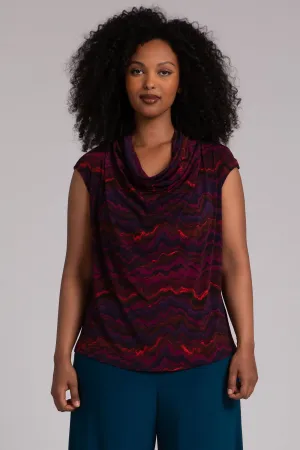 Draped Cowl Top | Agate