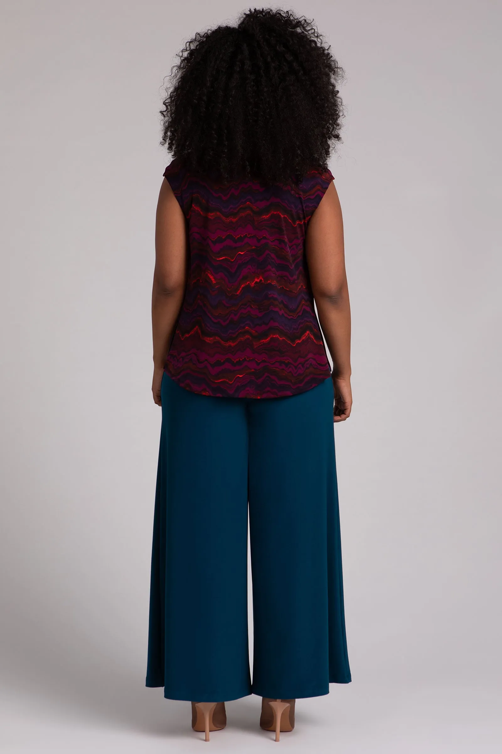 Draped Cowl Top | Agate