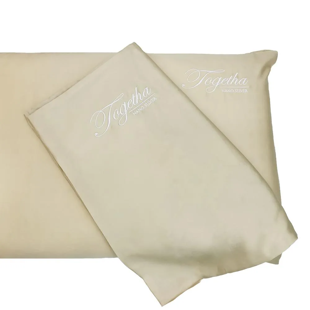 Getha Firm Latex Pillow Case - Tencel Nano Silver Fabric (L) (2 Pcs)