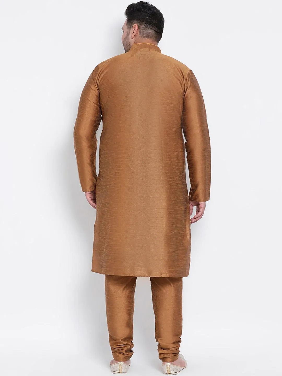 Glossy Brown Kurta Set