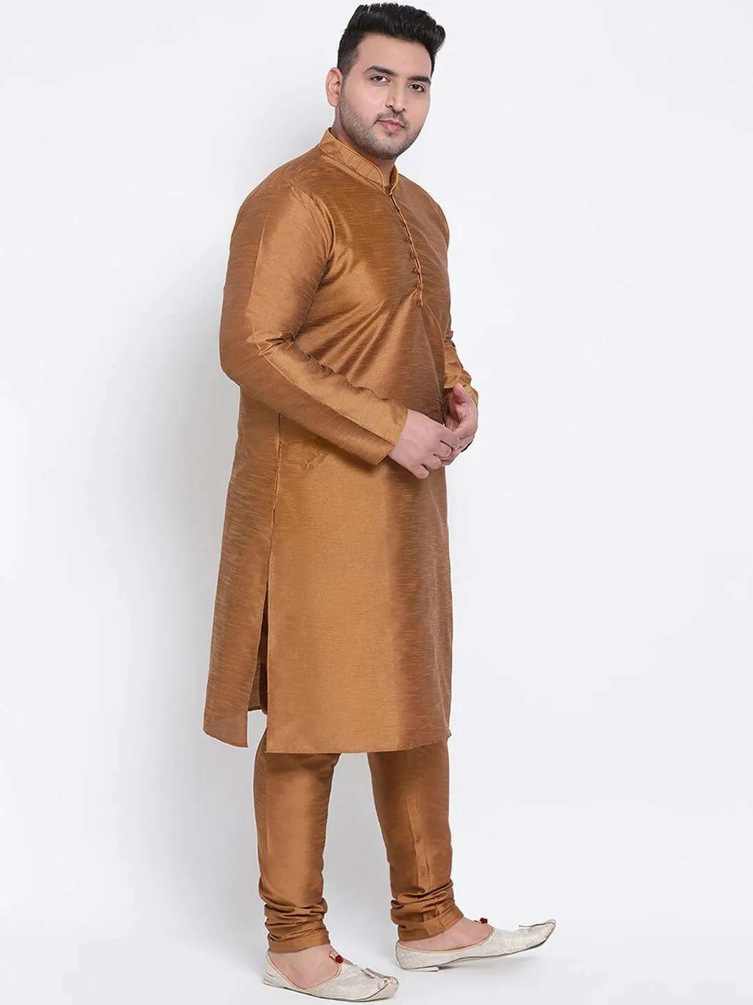 Glossy Brown Kurta Set