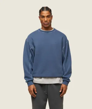 Gymshark everywear Relaxed Stitch Sweatshirt - Ash Blue