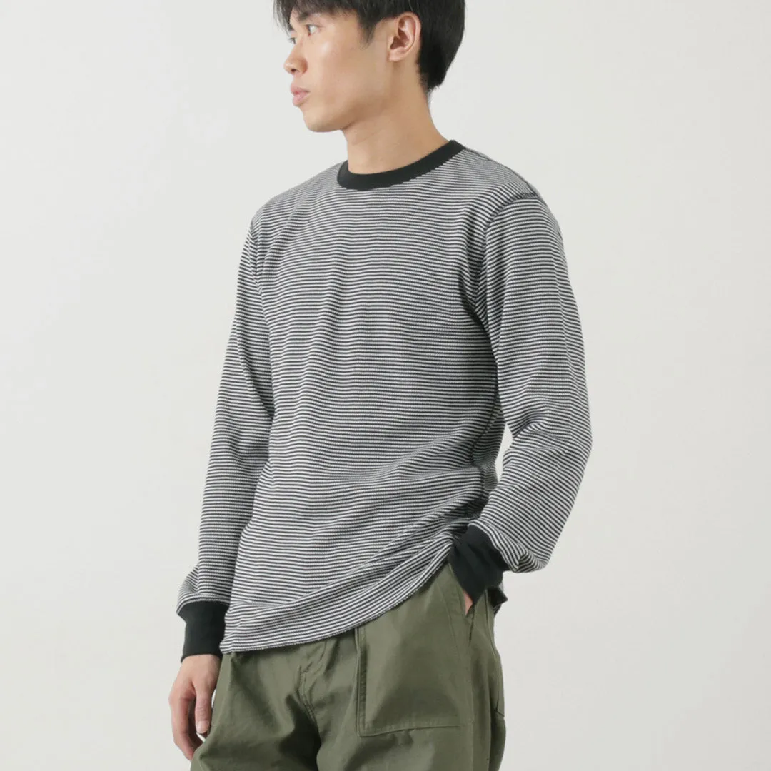 HEALTHKNIT / Basic Waffle Crew Neck Long Sleeve