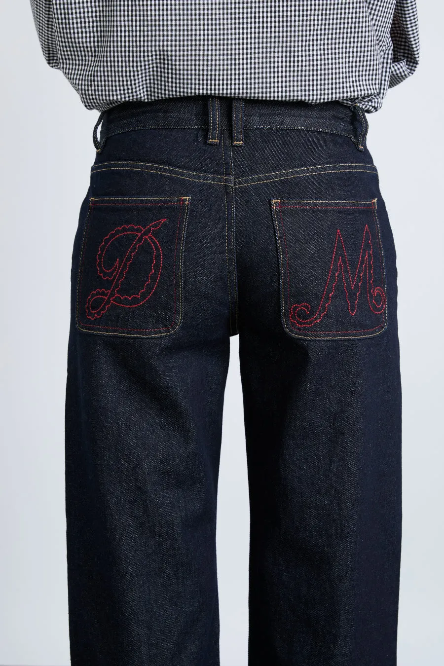 Italian selvedge sylvie jeans with turn up