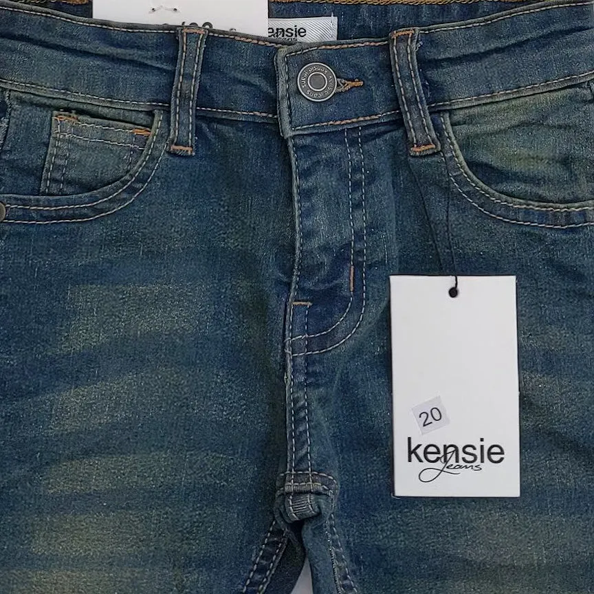 KE - Kids 'Navy Blue' Tint Shade Stretchable Skinny jeans KE848