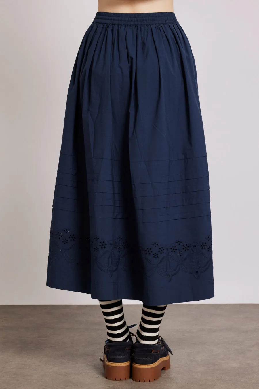 kelsey midi skirt - navy