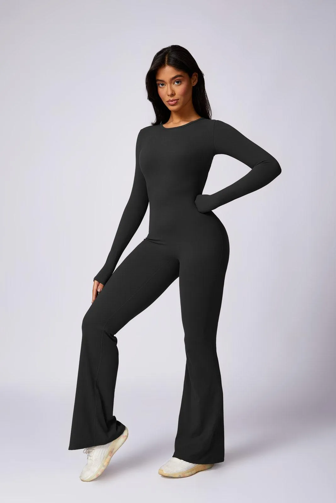 Kennedy Flared Jumpsuit - Black (FINAL SALE)