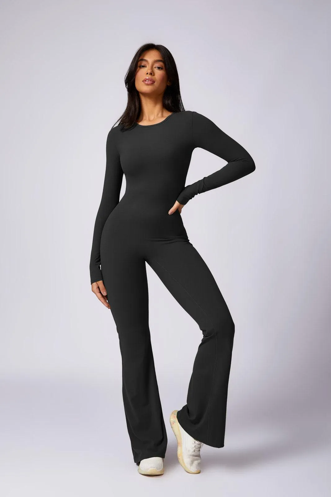 Kennedy Flared Jumpsuit - Black (FINAL SALE)