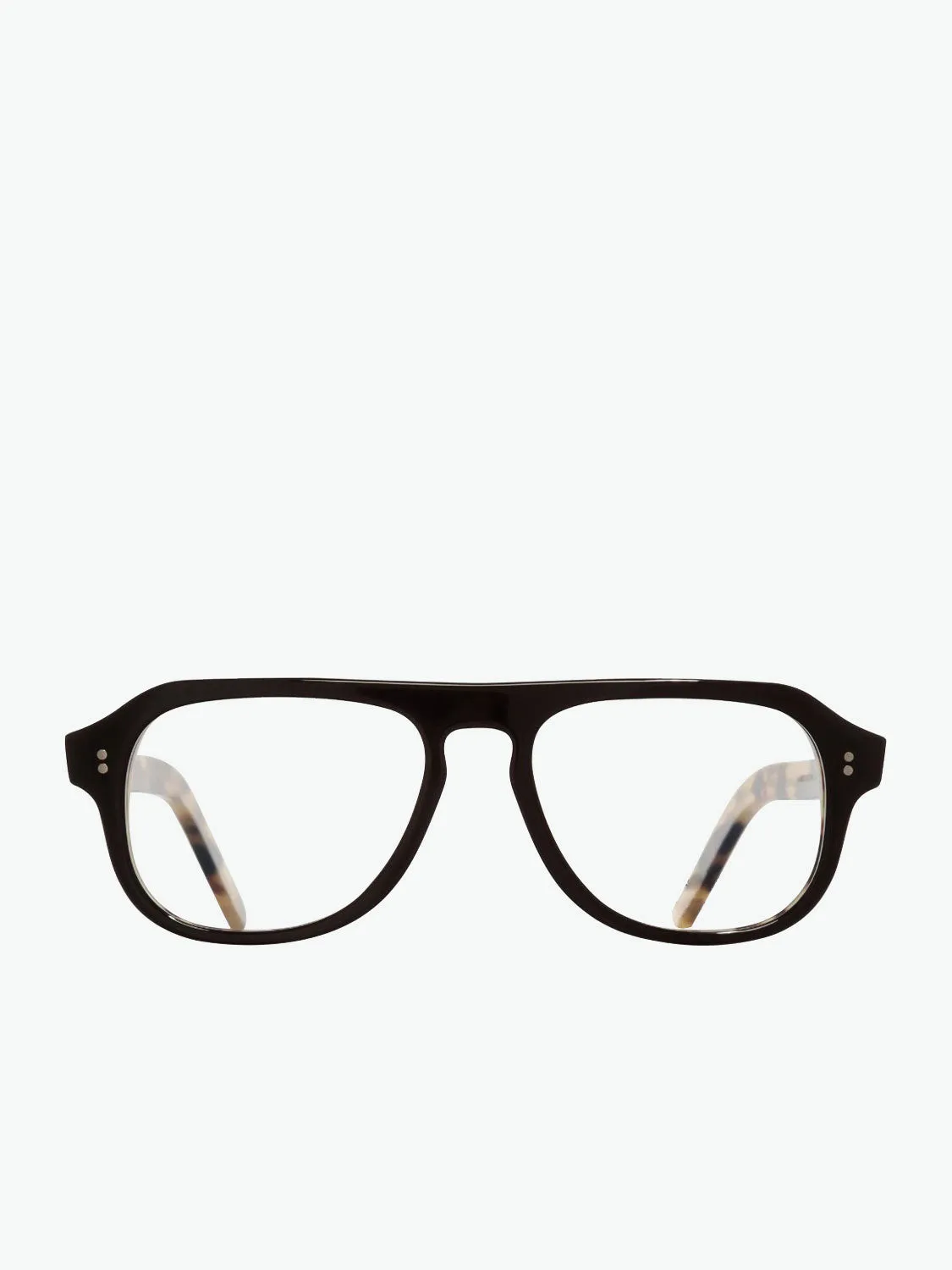 Large Aviator Optical Glasses Black On Camo