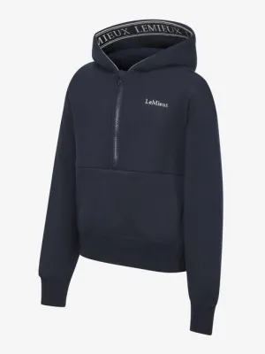 LeMieux Young Rider Hettie Half Zip Hoodie Navy