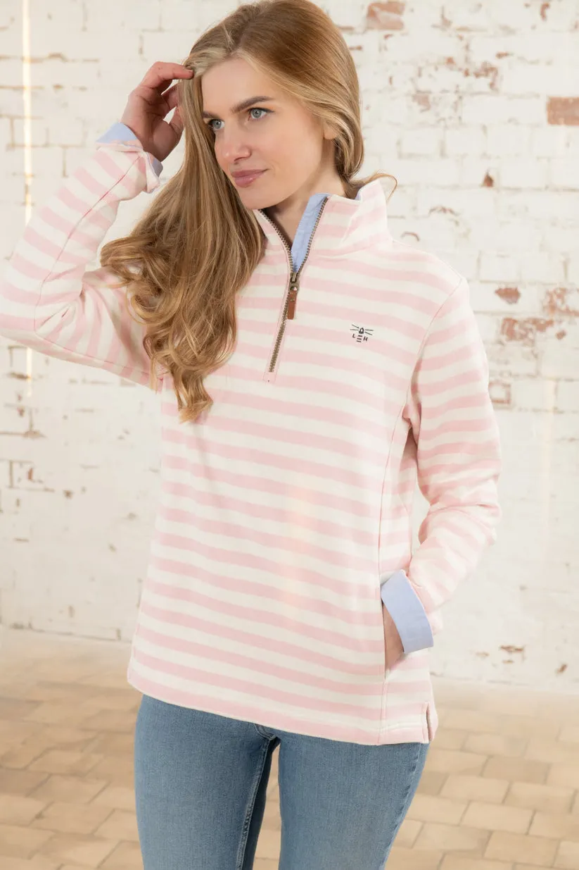 Lighthouse Shore Jersey Pink Stripe