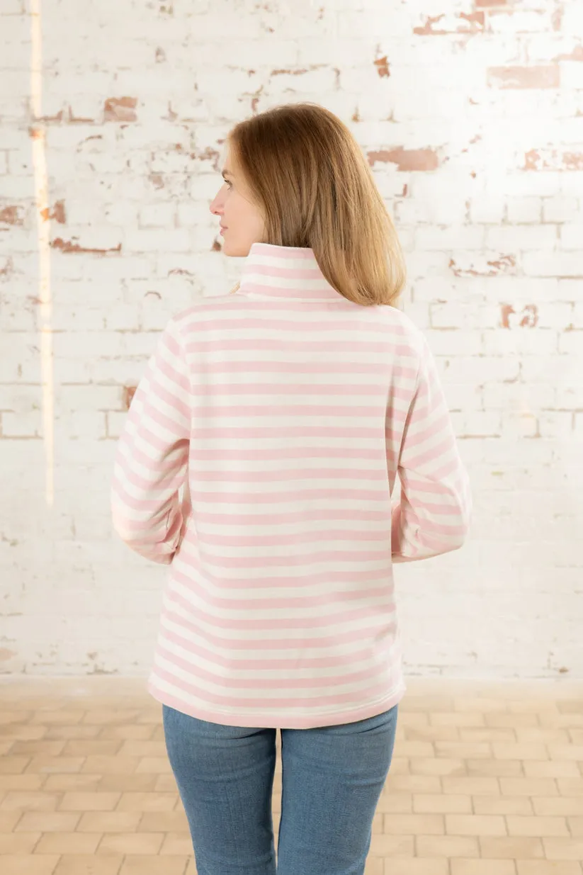 Lighthouse Shore Jersey Pink Stripe