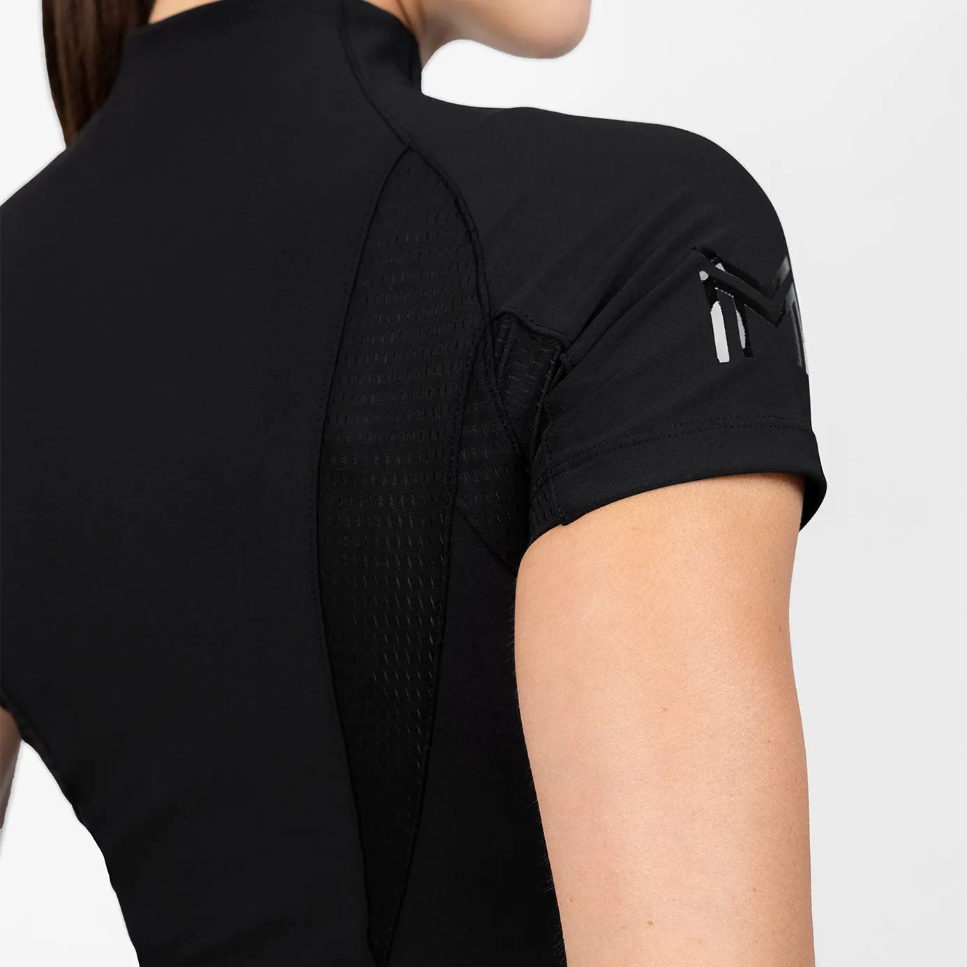 Maximilian Equestrian Frame Short Sleeve Base Layer - Black