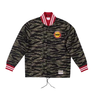 Men's Houston Rockets Mitchell & Ness HWC Tiger Camo Jacket