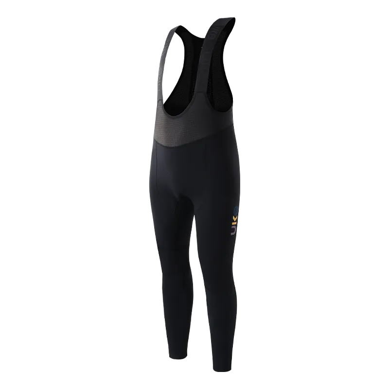 Men's Windproof Thermal Bib Tights SI-1 ShanSui-Black