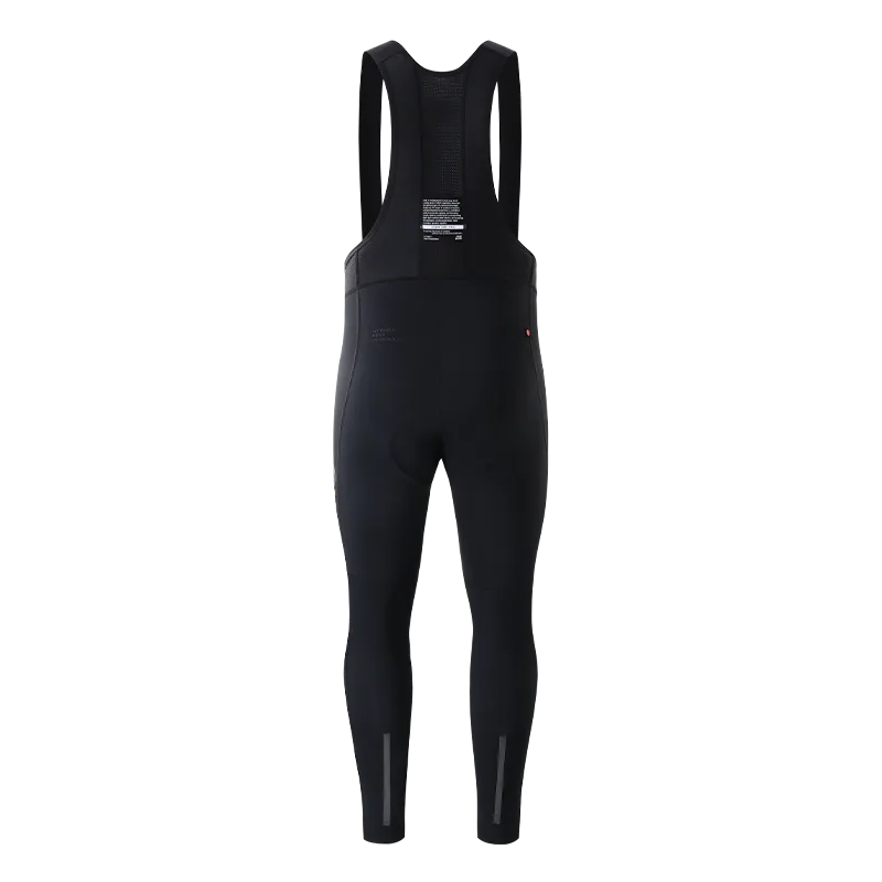 Men's Windproof Thermal Bib Tights SI-1 ShanSui-Black