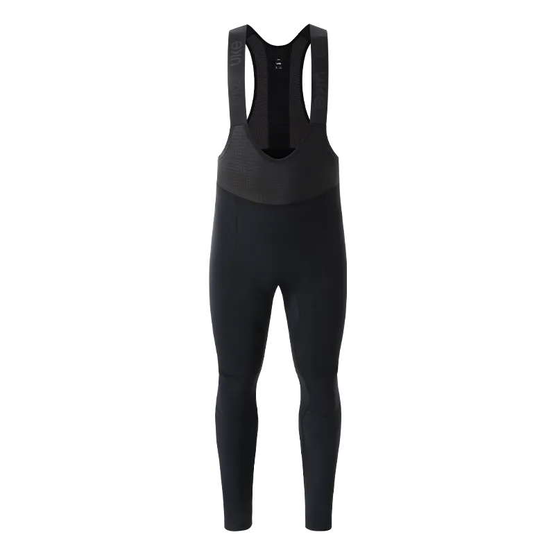 Men's Windproof Thermal Bib Tights SI-1 ShanSui-Black