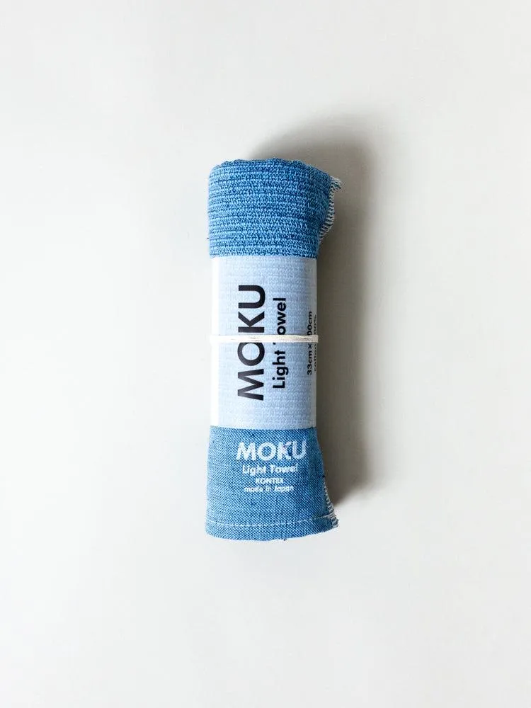 Moku Light Towel, Azure