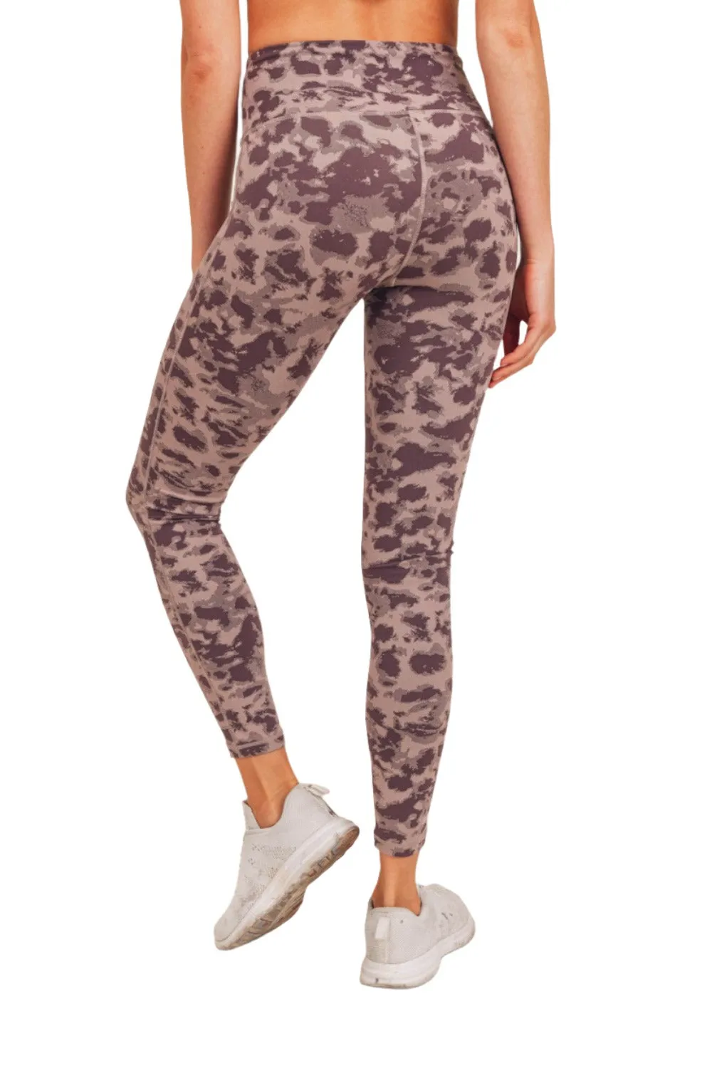 Mono B Textured Spotted  High waist Leggings APH-A075 and Plus