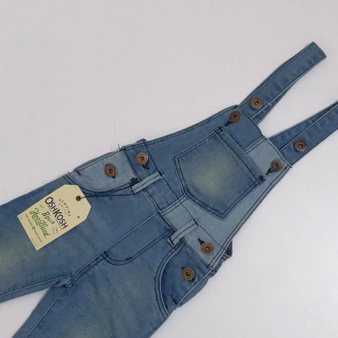 OS - Kids 'Light Blue' Denim Dungaree OS202