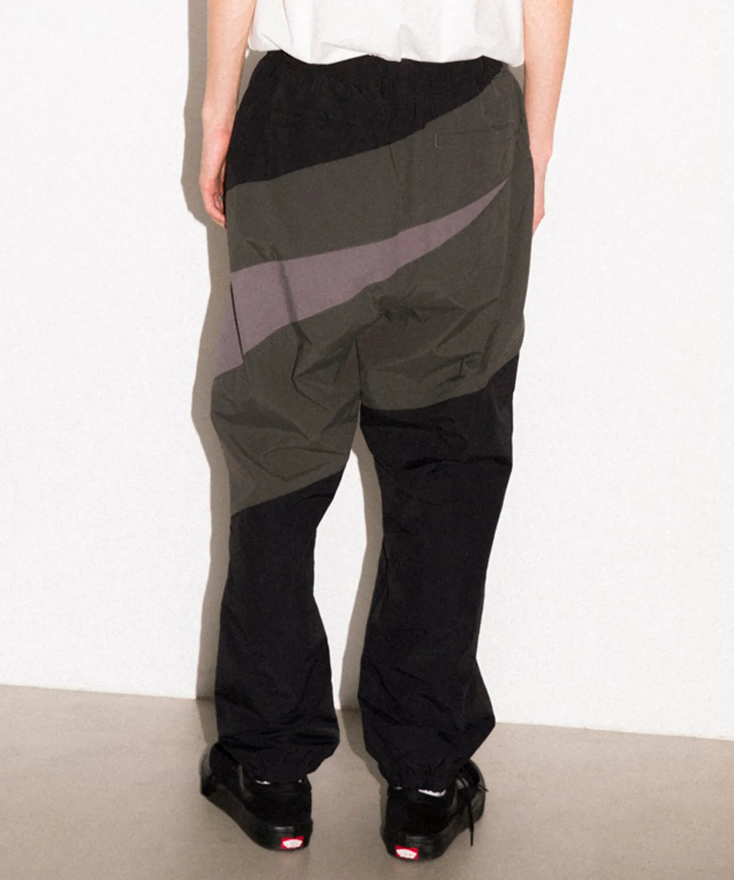 SLASH PANELED NYLON PANT