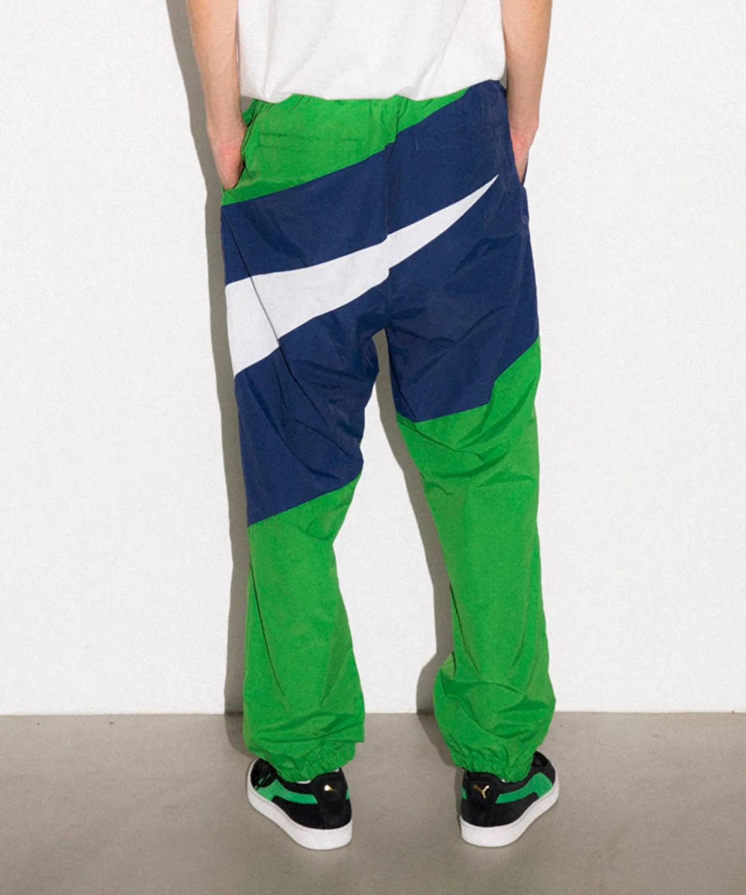 SLASH PANELED NYLON PANT