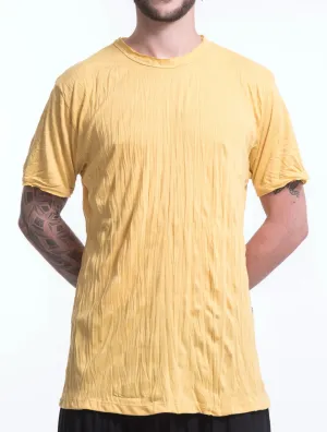 Sure Design Men's Blank T-Shirt Yellow