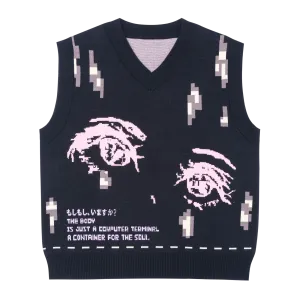 TAKA Original [Eternet 002] moshi moshi Chatroom Knit Vest