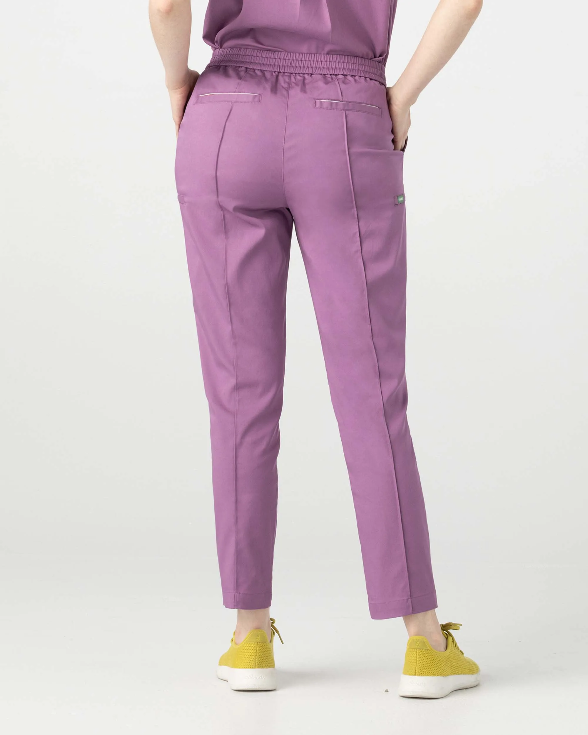 TENCEL™ Sicily‎ ‎ Pintuck Tapered Scrub Pants