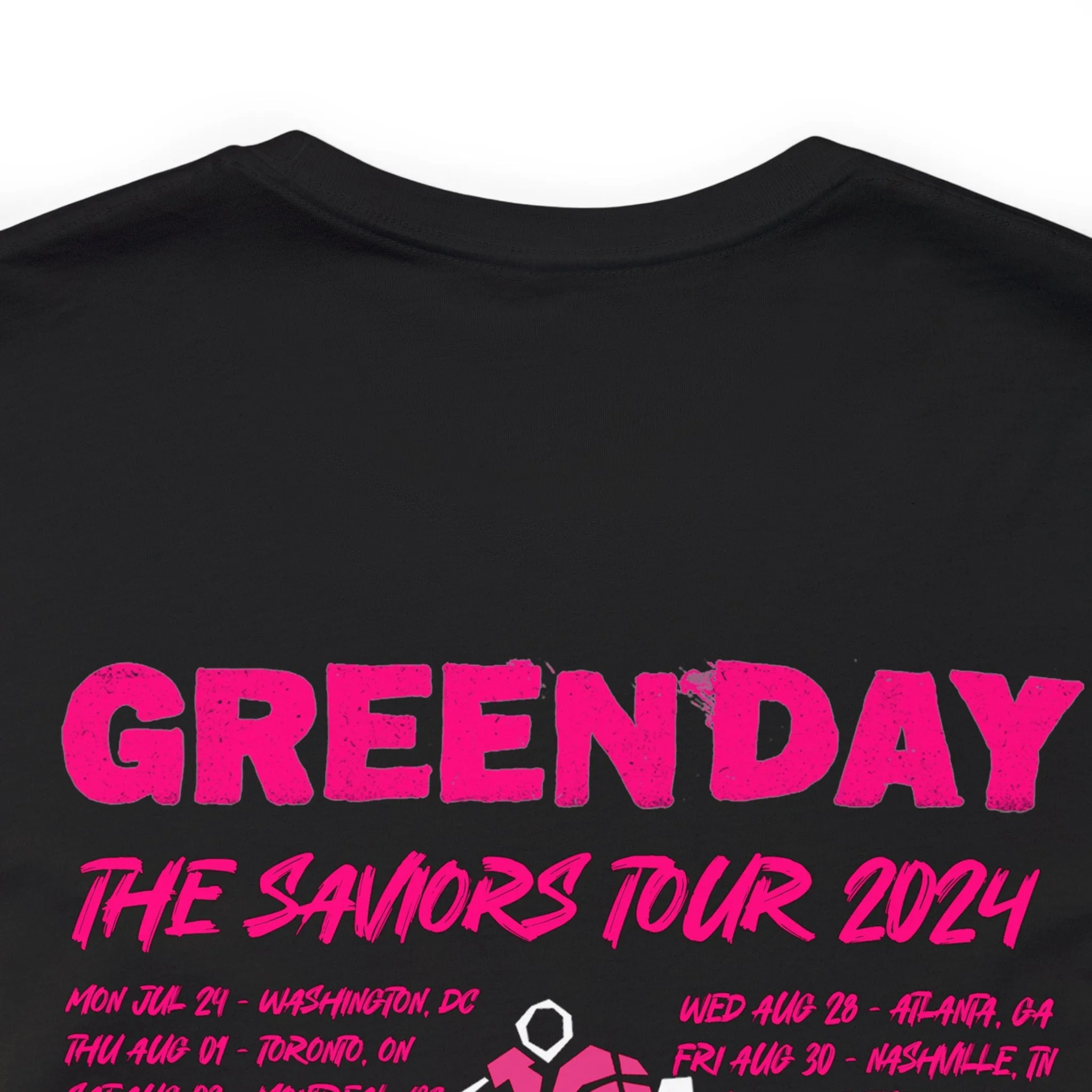 The Saviors Tour (Green Day 2024) Unisex Jersey Tee