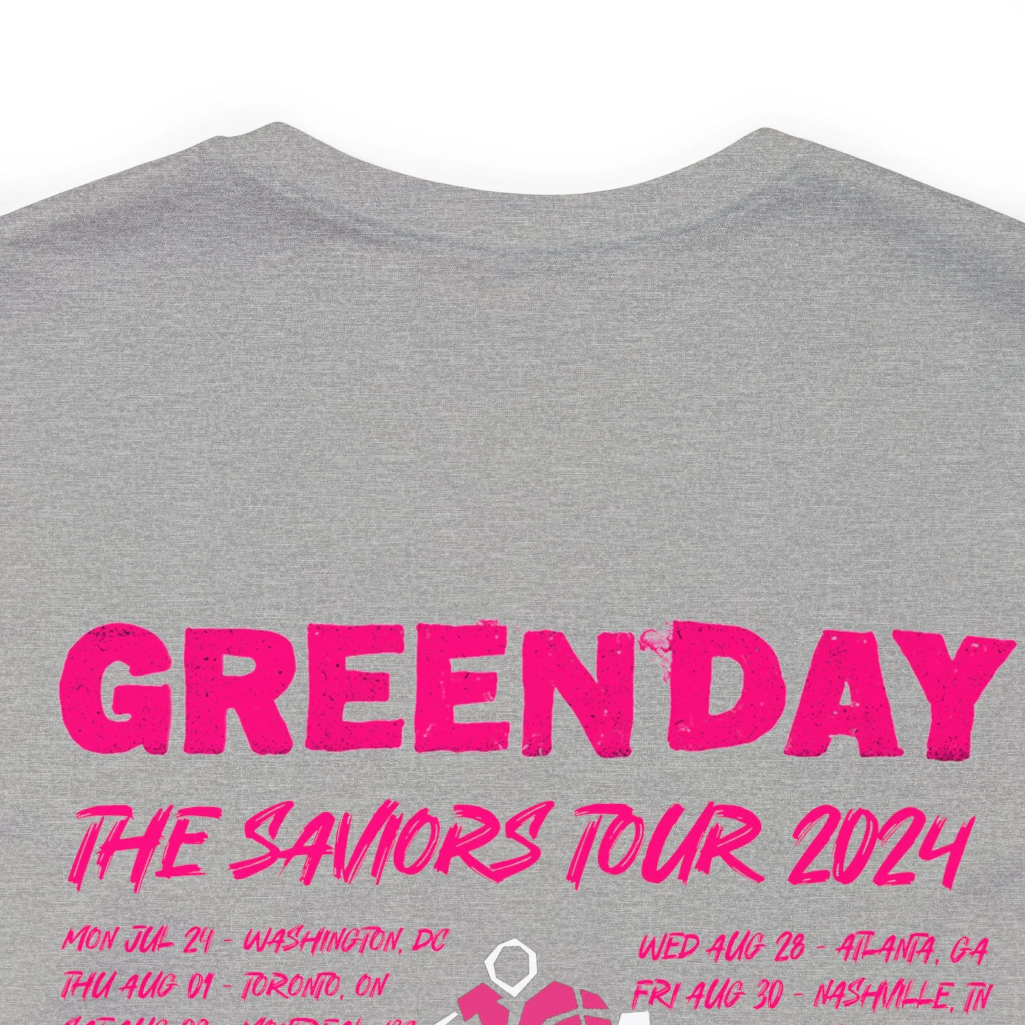 The Saviors Tour (Green Day 2024) Unisex Jersey Tee