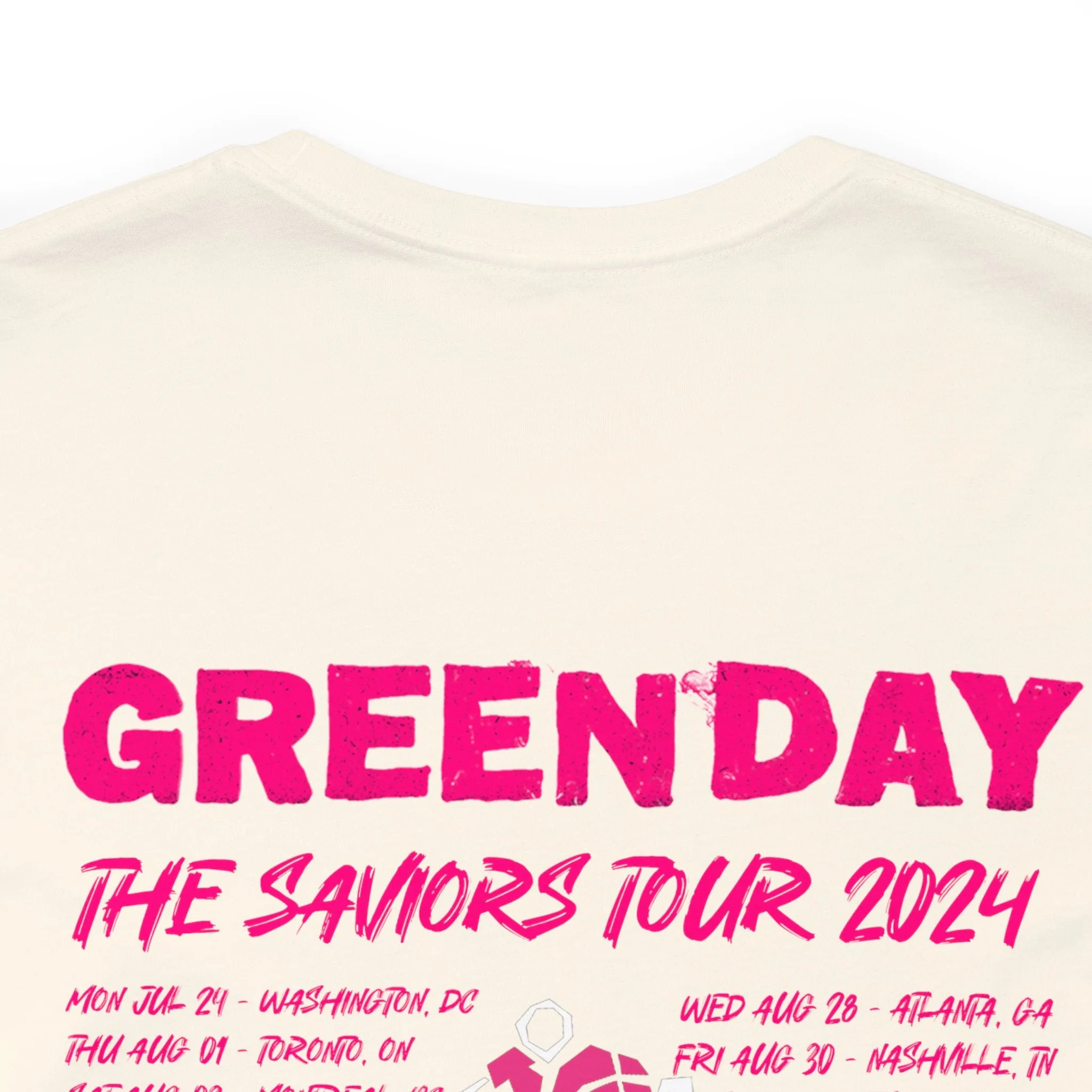 The Saviors Tour (Green Day 2024) Unisex Jersey Tee