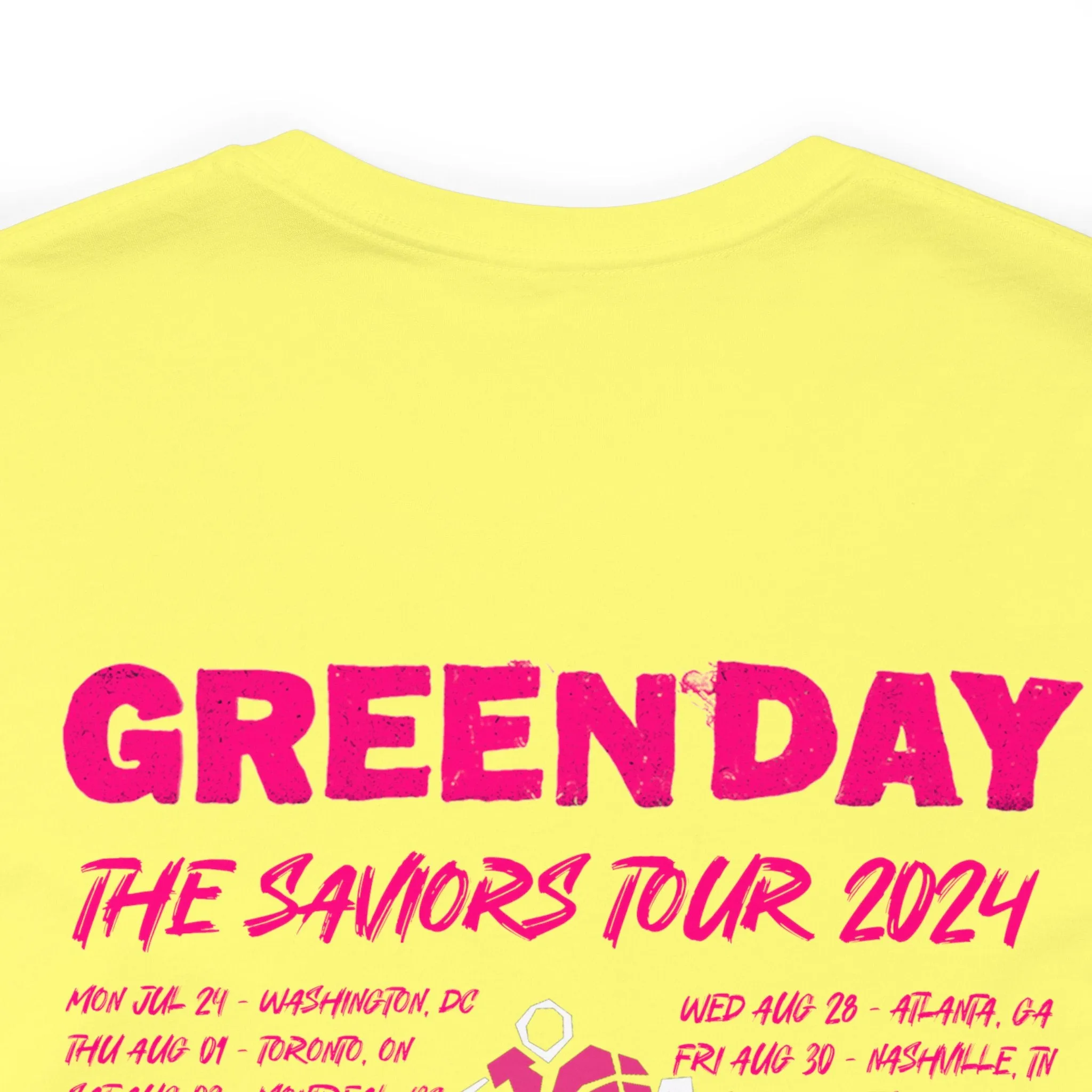 The Saviors Tour (Green Day 2024) Unisex Jersey Tee