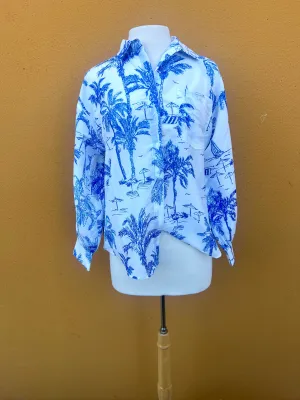 VAYCAY HIDDEN BUTTON DOWN