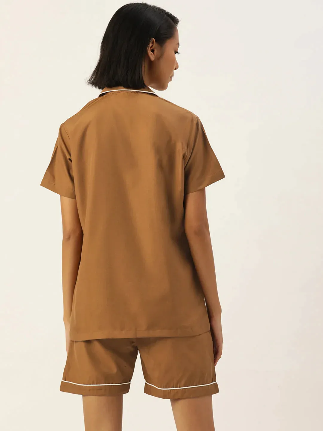 Women Brown Night Suit